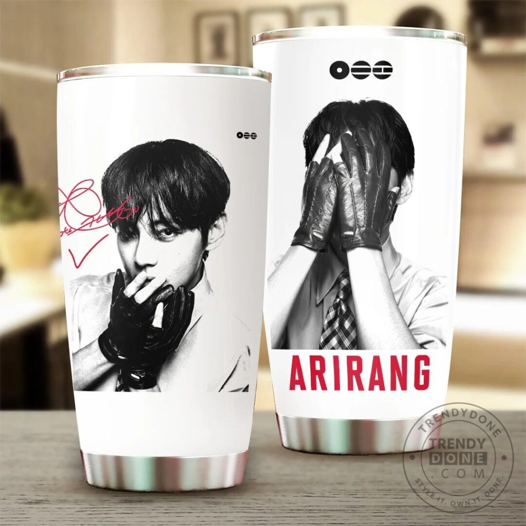 BTS V Arirang World Tour 2026 Stainless Steel Insulated Tumbler Cup 10 BTS V Arirang World Tour 2026 Stainless Steel Insulated Tumbler Cup