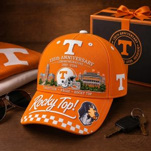 Tennessee Volunteers 135th Anniversary Commemorative Rocky Top Baseball Cap Hat