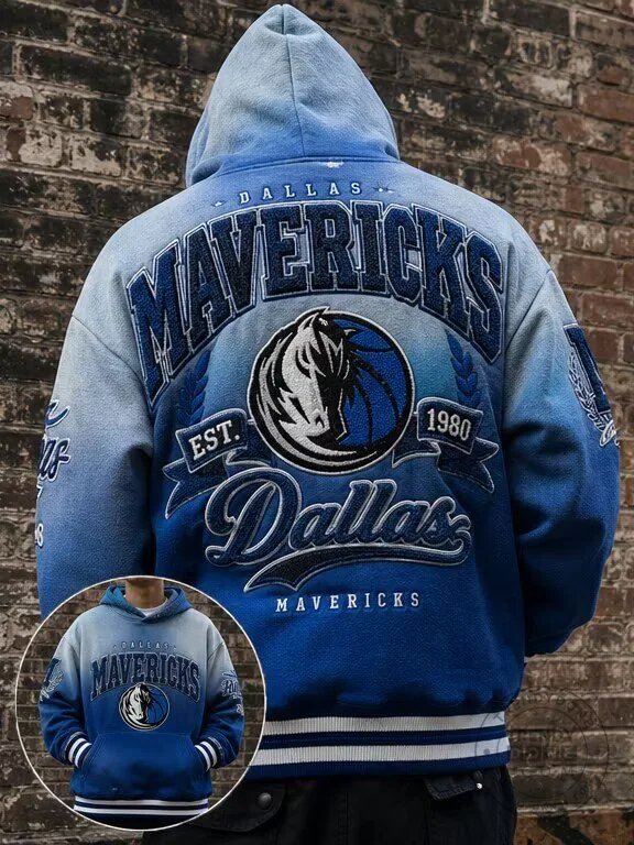 Dallas Mavericks Established 1980 Basketball Team Blue Gradient Hoodie 2 Dallas Mavericks Established 1980 Basketball Team Blue Gradient Hoodie