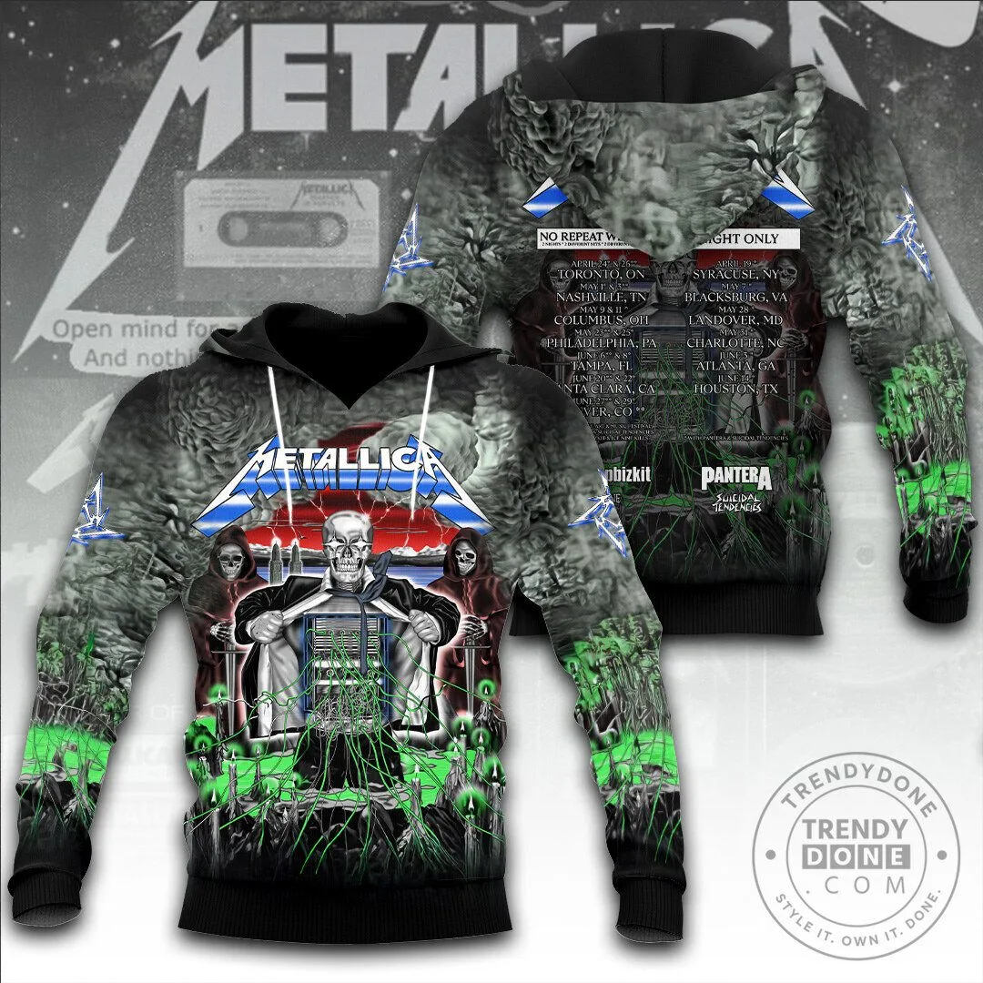 Metallica M72 World Tour 2024 Concert Schedule T-Shirt 9 Metallica M72 World Tour 2024 Concert Schedule T-Shirt