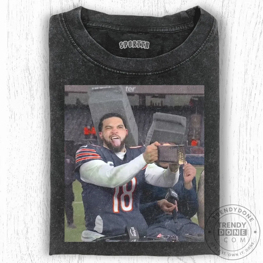 Caleb Williams Funny Meme Chicago Bears Football Fan T-Shirt Caleb Williams Funny Meme Chicago Bears Football Fan T-Shirt