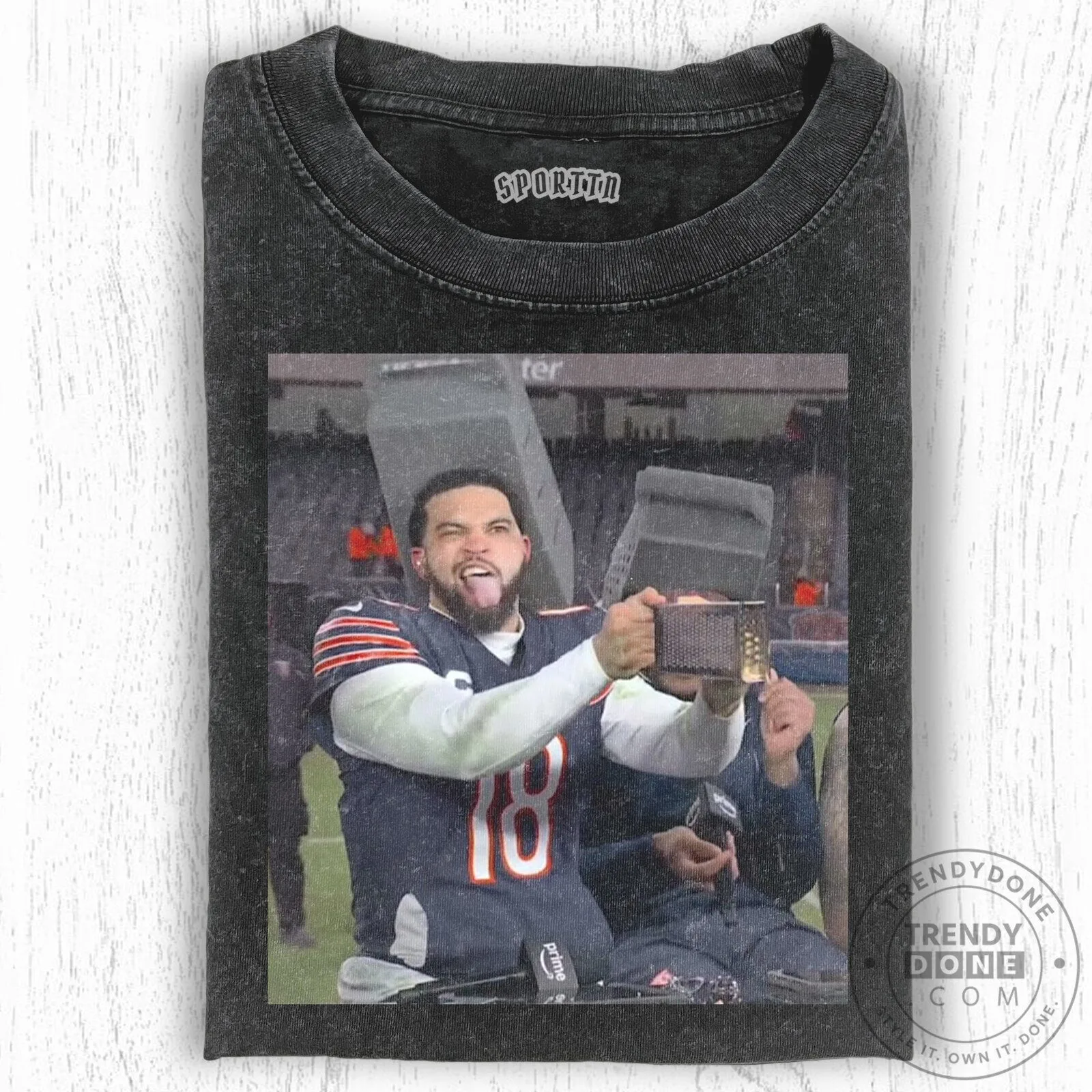 Caleb Williams Funny Meme Chicago Bears Football Fan T-Shirt