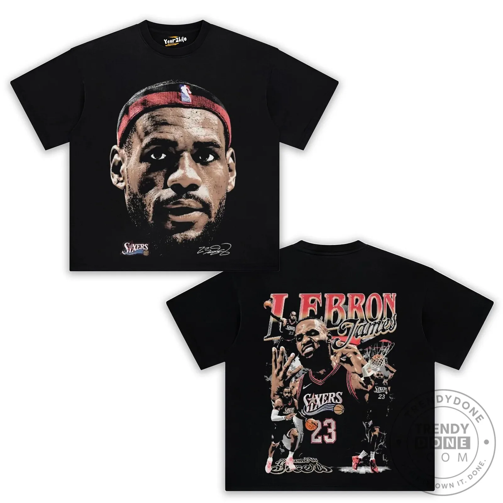LeBron James Basketball Player Graphic Print Black T-Shirt 6 LeBron James Basketball Player Graphic Print Black T-Shirt