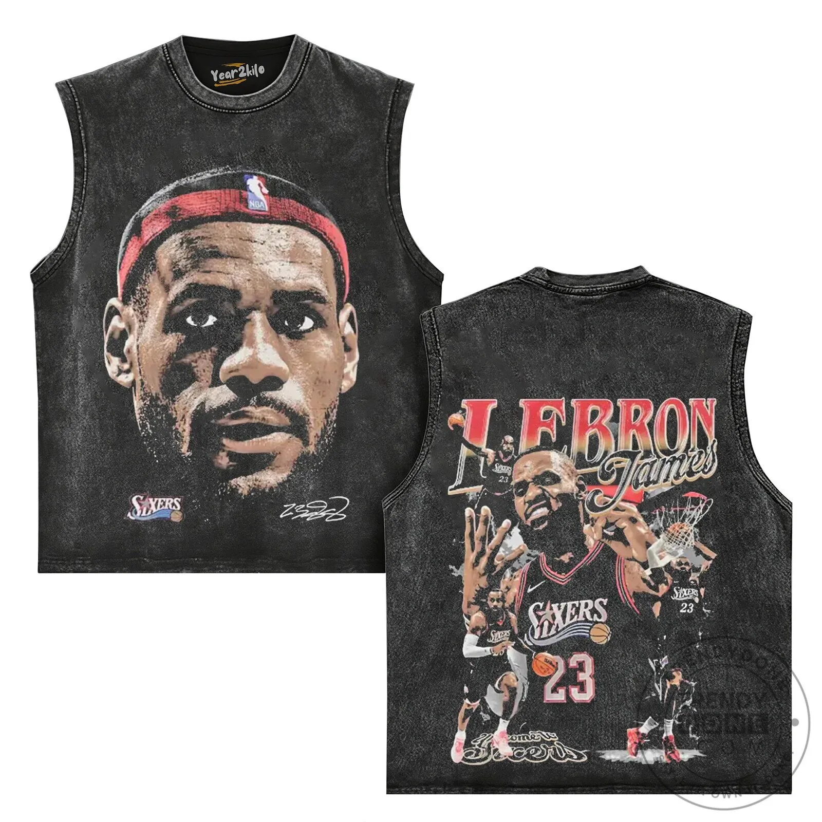LeBron James Basketball Player Graphic Print Black T-Shirt 9 LeBron James Basketball Player Graphic Print Black T-Shirt