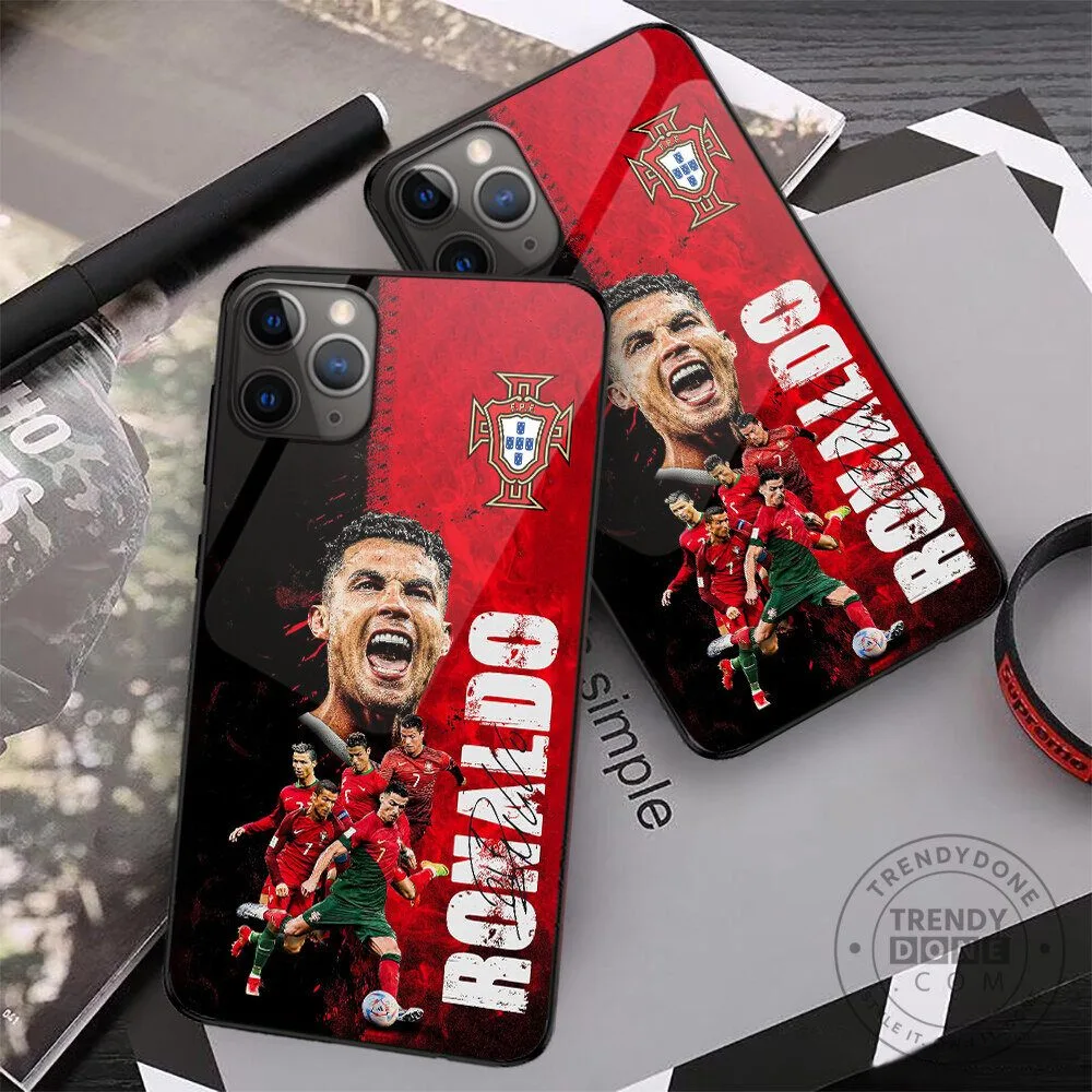 Portugal National Football Team Cristiano Ronaldo Red Phone Case