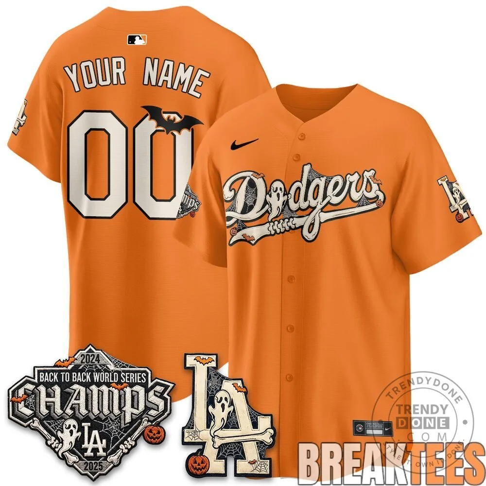Los Angeles Dodgers Halloween World Series Champions Baseball Jersey 11 Los Angeles Dodgers Halloween World Series Champions Baseball Jersey