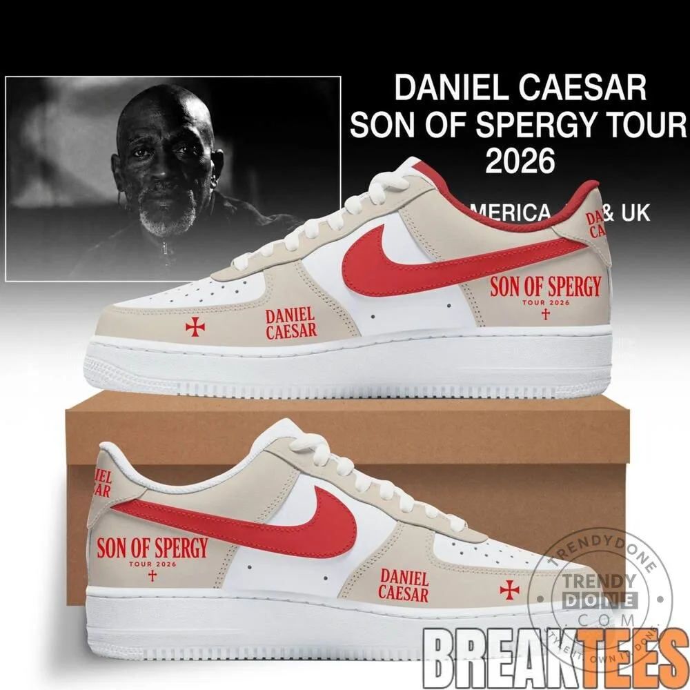 Daniel Caesar Son of Spergy Tour 2026 Custom Printed Sneakers