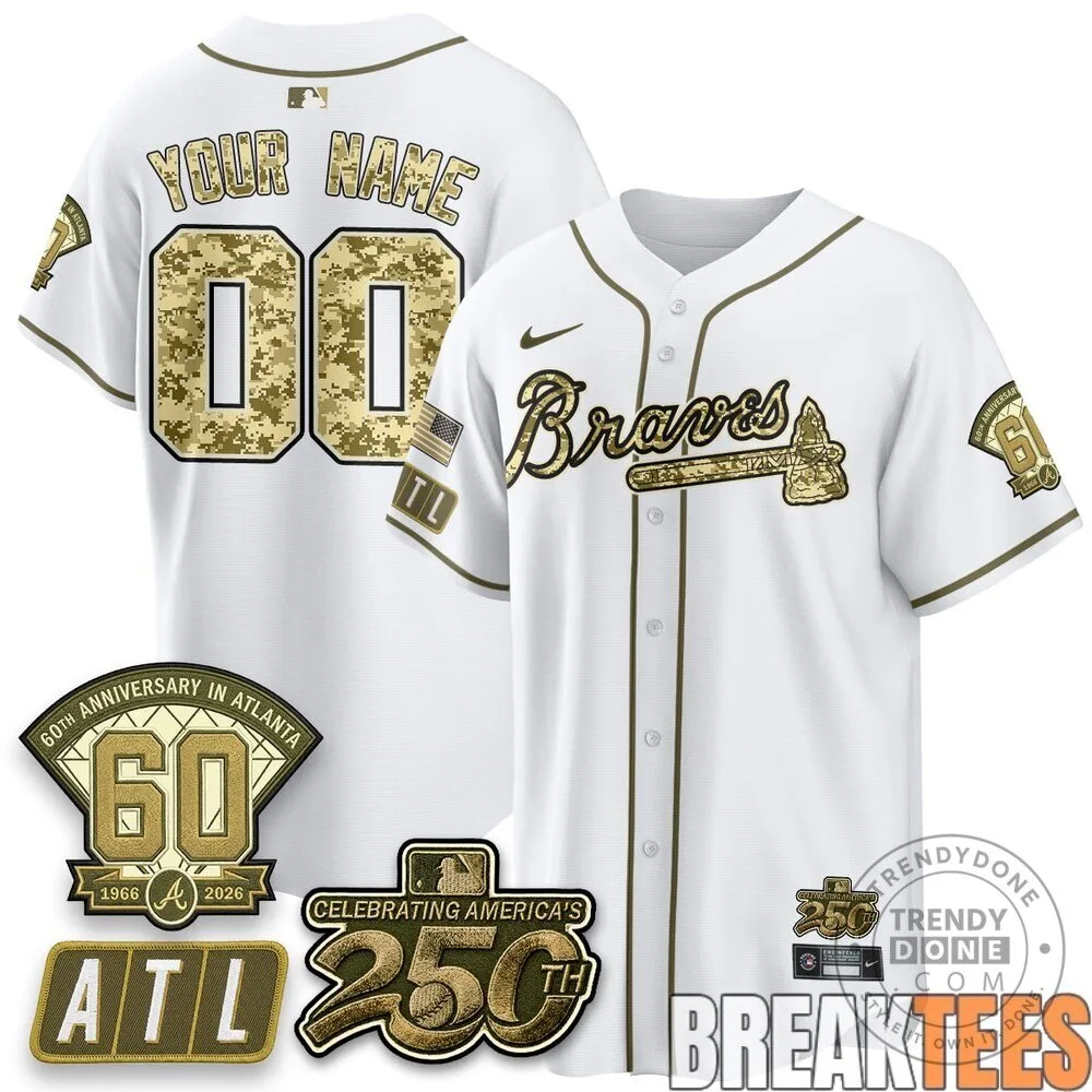 Atlanta Braves Salute To Service Custom Baseball Jersey 9 Atlanta Braves Salute To Service Custom Baseball Jersey