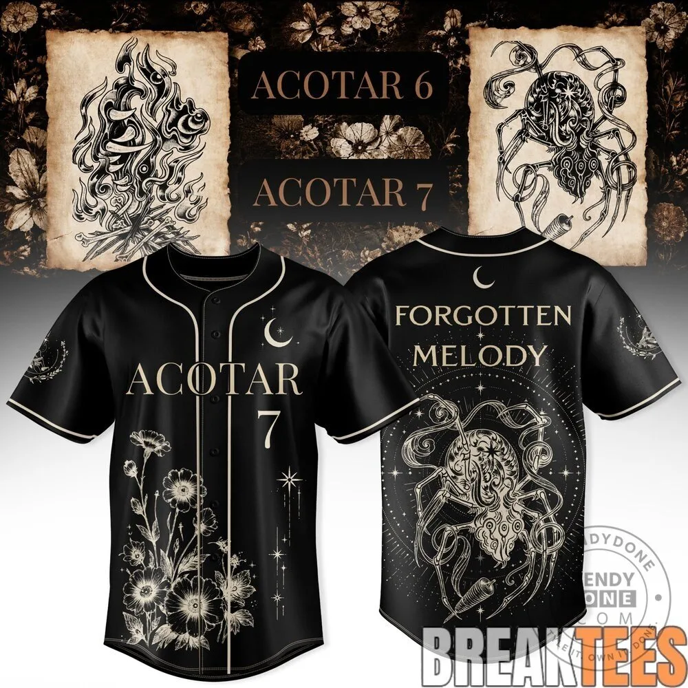 A Court of Thorns and Roses Splintered Harmony Baseball Jersey 11 A Court of Thorns and Roses Splintered Harmony Baseball Jersey