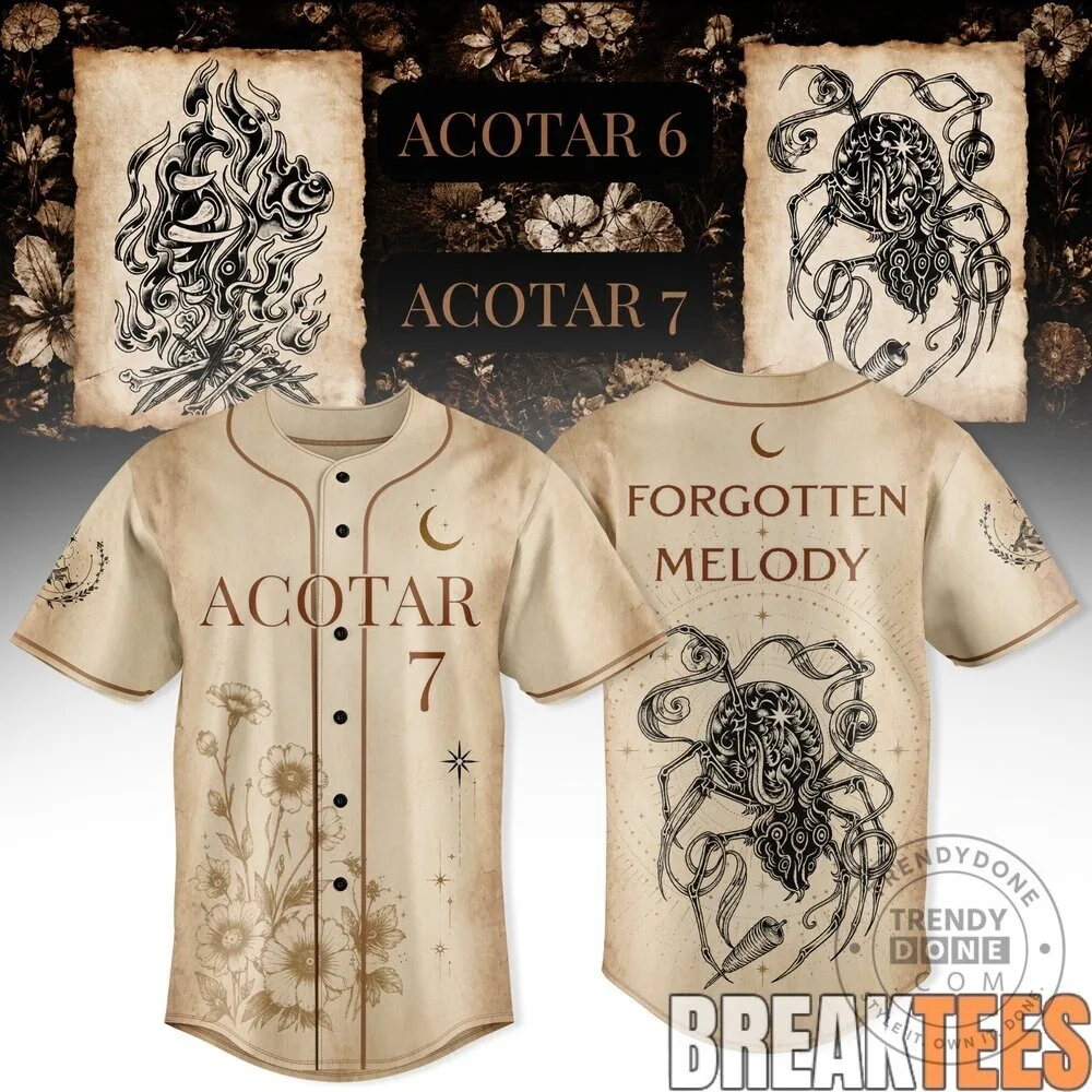 A Court of Thorns and Roses Splintered Harmony Baseball Jersey 13 A Court of Thorns and Roses Splintered Harmony Baseball Jersey