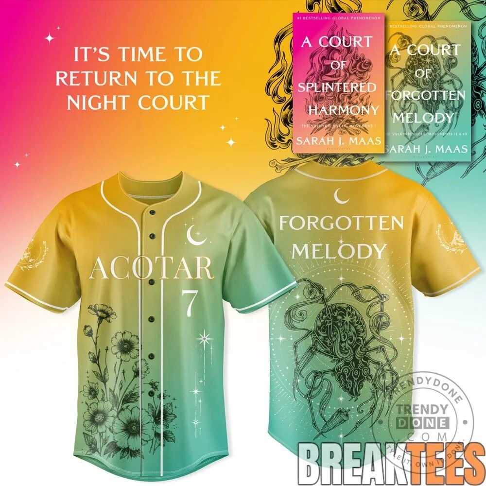 A Court of Thorns and Roses Splintered Harmony Baseball Jersey 15 A Court of Thorns and Roses Splintered Harmony Baseball Jersey