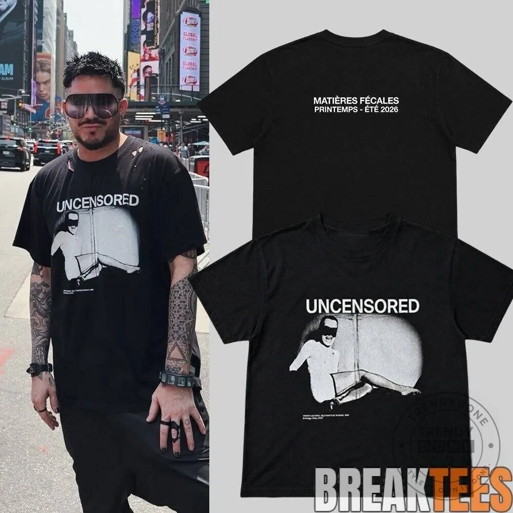 Adam Lambert Uncensored Matières Fécales Printemps Été 2026 T-Shirt
