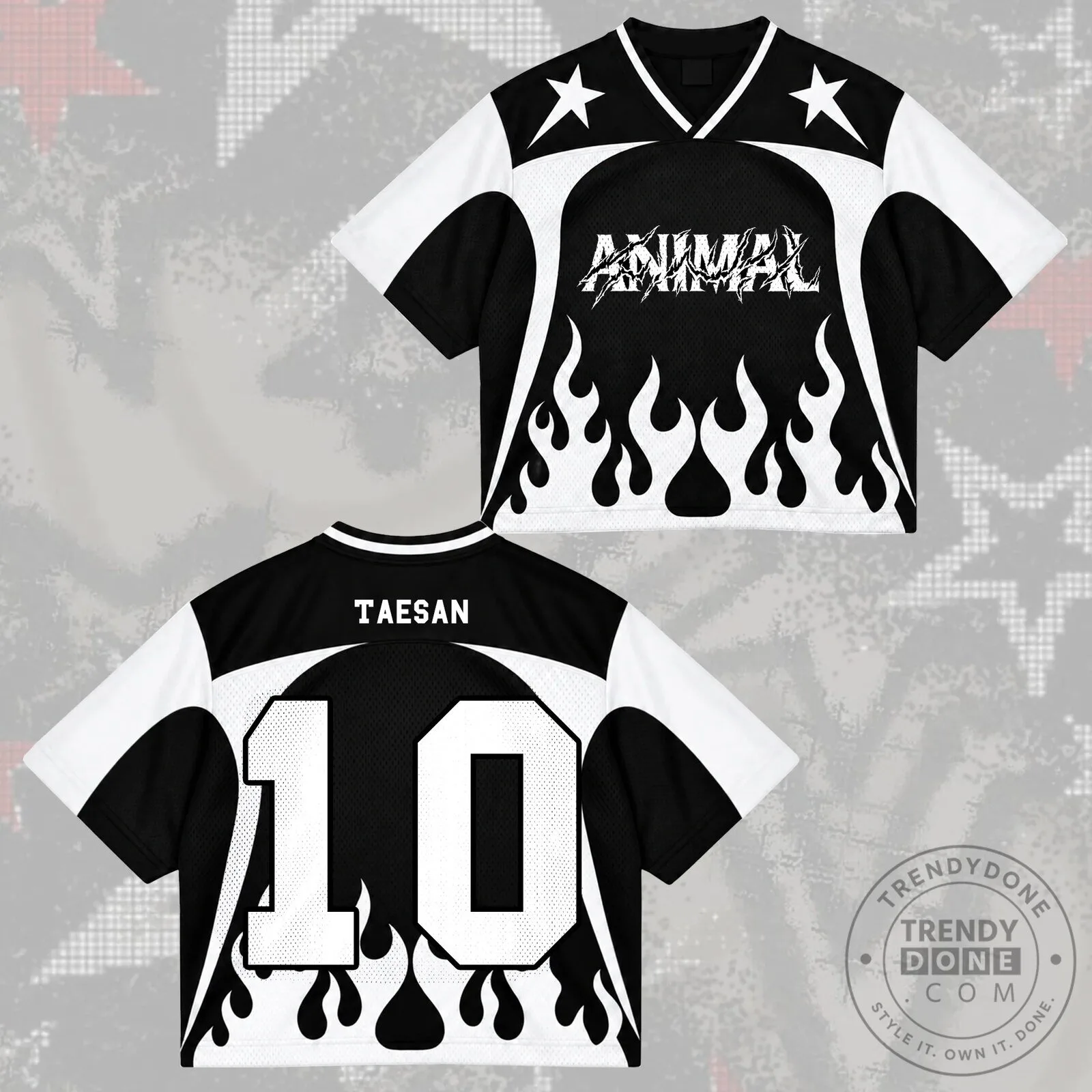 Animal Leehan Number 20 Cyber Grunge Mixed Mesh Jersey 16 Animal Leehan Number 20 Cyber Grunge Mixed Mesh Jersey