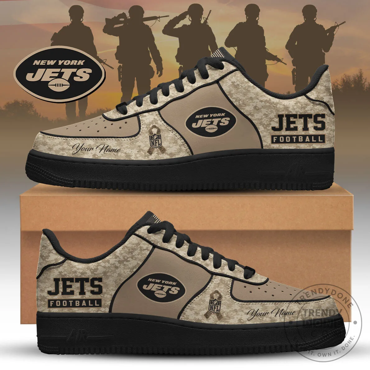 Limited Edition Veterans Day Shoes by .NYJ 2 Limited Edition Veterans Day Shoes by .NYJ