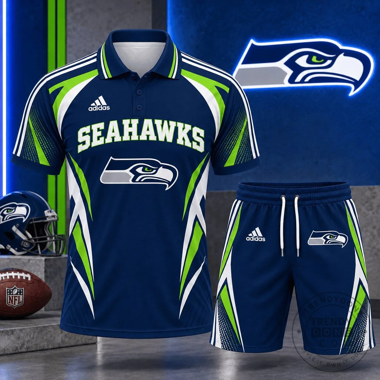 Seattle Seahawks National Football League Team Polo Shirt