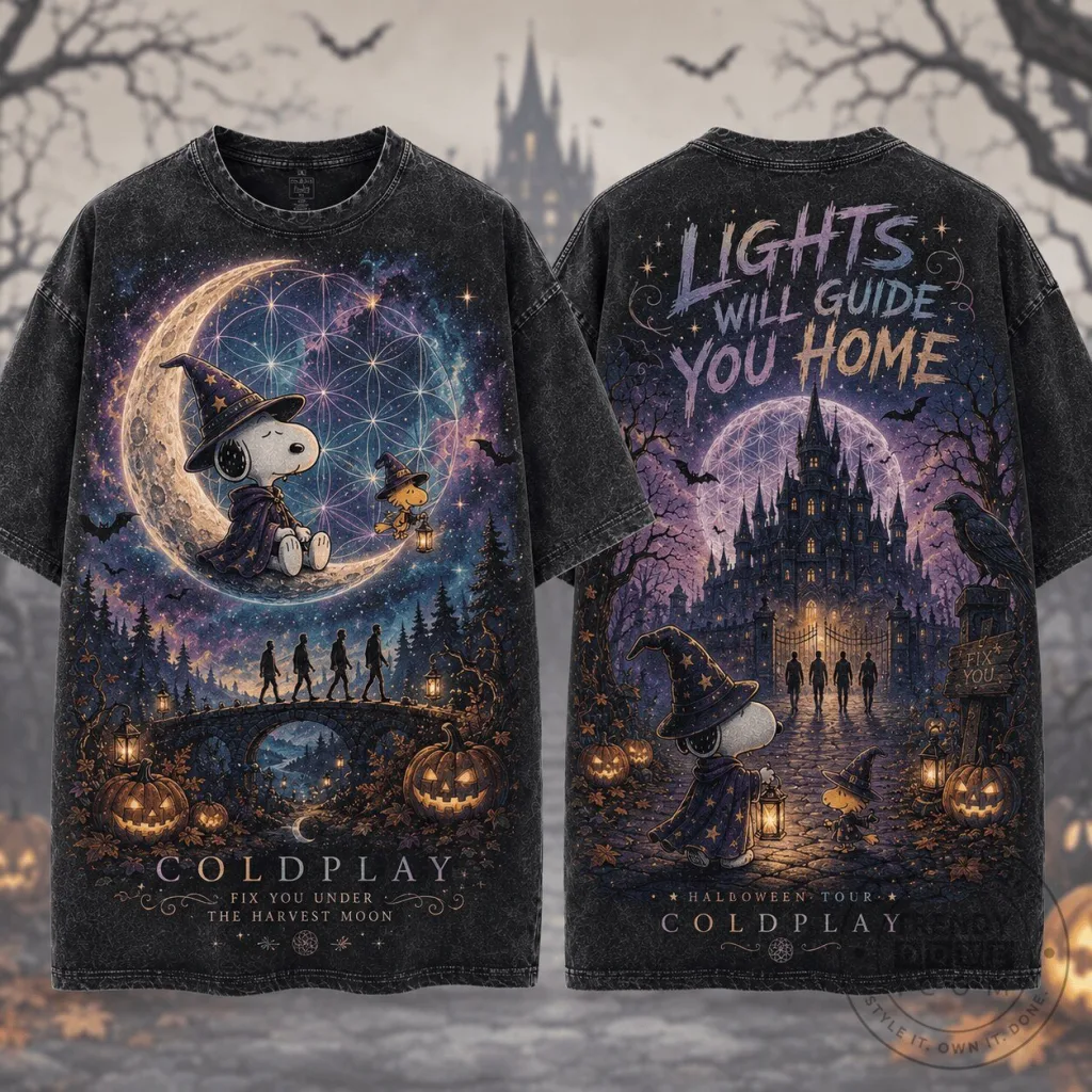 Coldplay Lights Will Guide You Home Halloween Lover T-Shirt