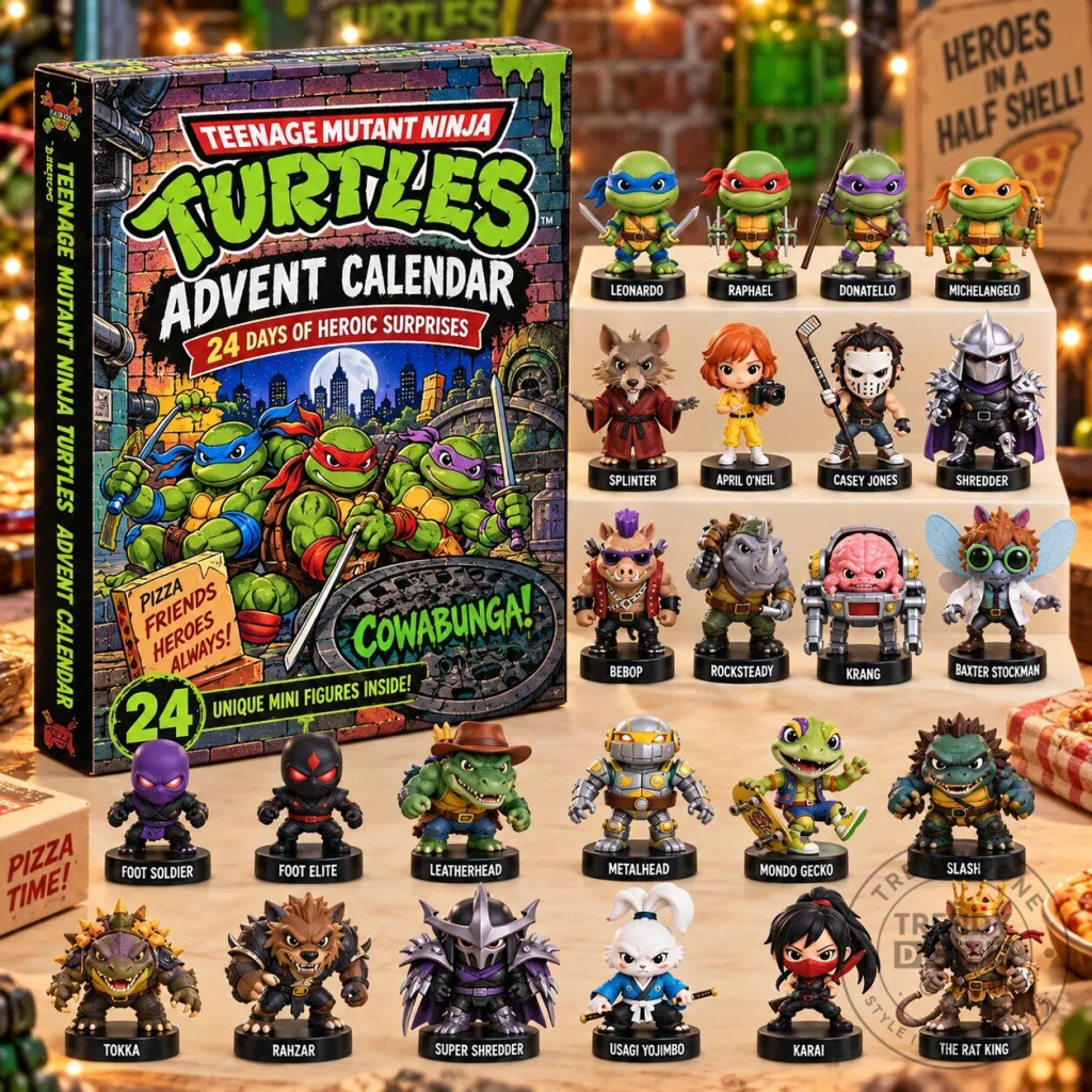 Teenage Mutant Ninja Turtles Advent Calendar 24 Days of Heroic Surprises Teenage Mutant Ninja Turtles Advent Calendar 24 Days of Heroic Surprises 2D