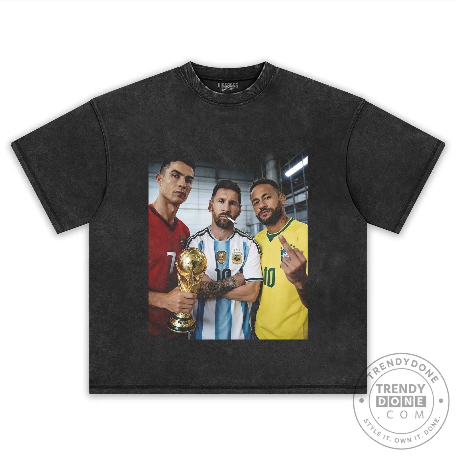 Cristiano Ronaldo Lionel Messi Neymar Jr World Cup Football T-Shirt 12 Cristiano Ronaldo Lionel Messi Neymar Jr World Cup Football T-Shirt