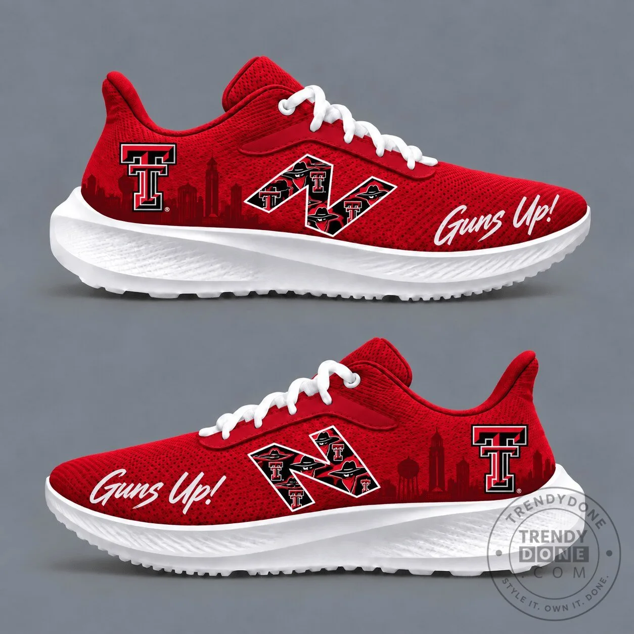 Texas Tech Red Raiders College Football Team Sports Fan Shoes 2 Texas Tech Red Raiders College Football Team Sports Fan Shoes