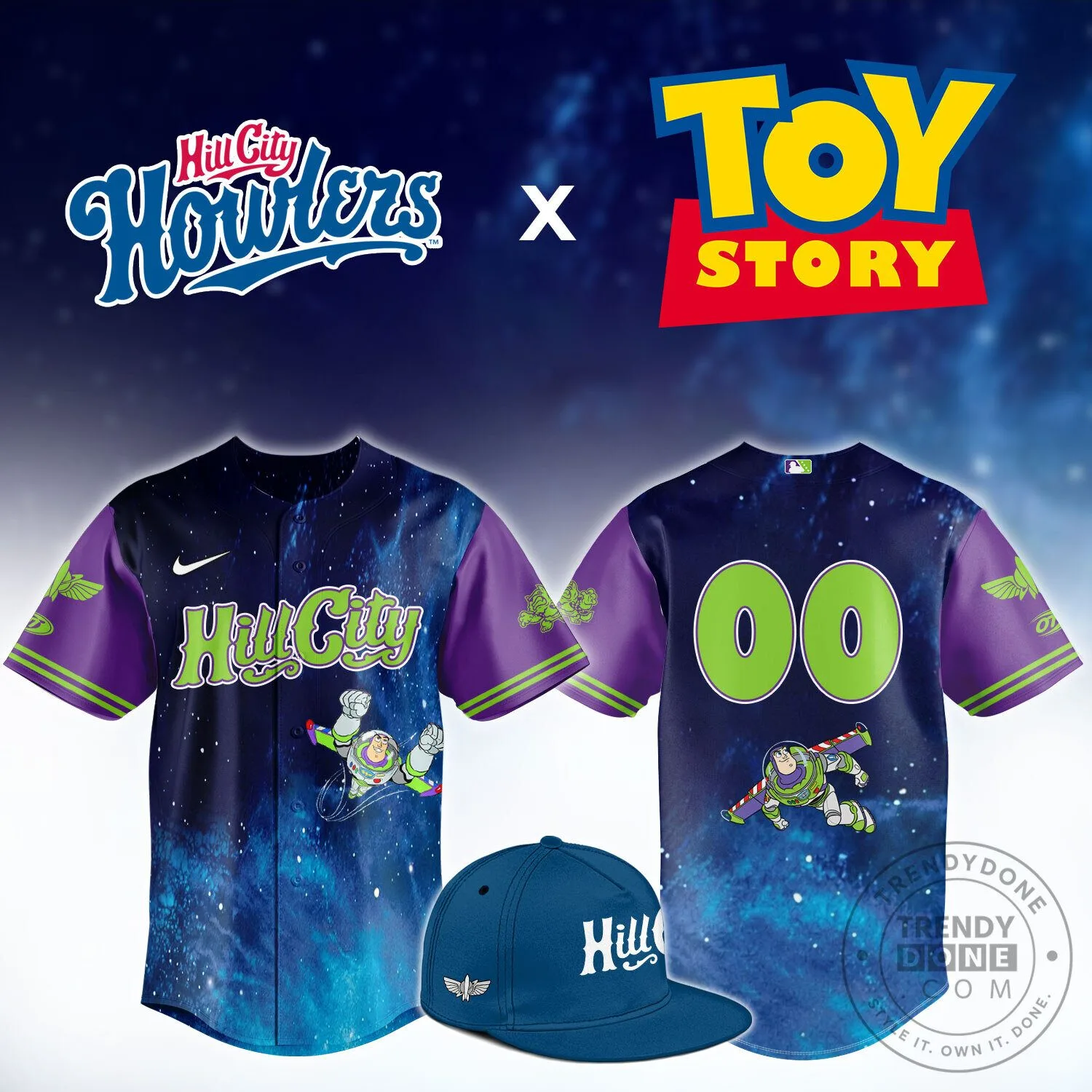 .Hill City Howlers Toy Story Night Custom Jersey