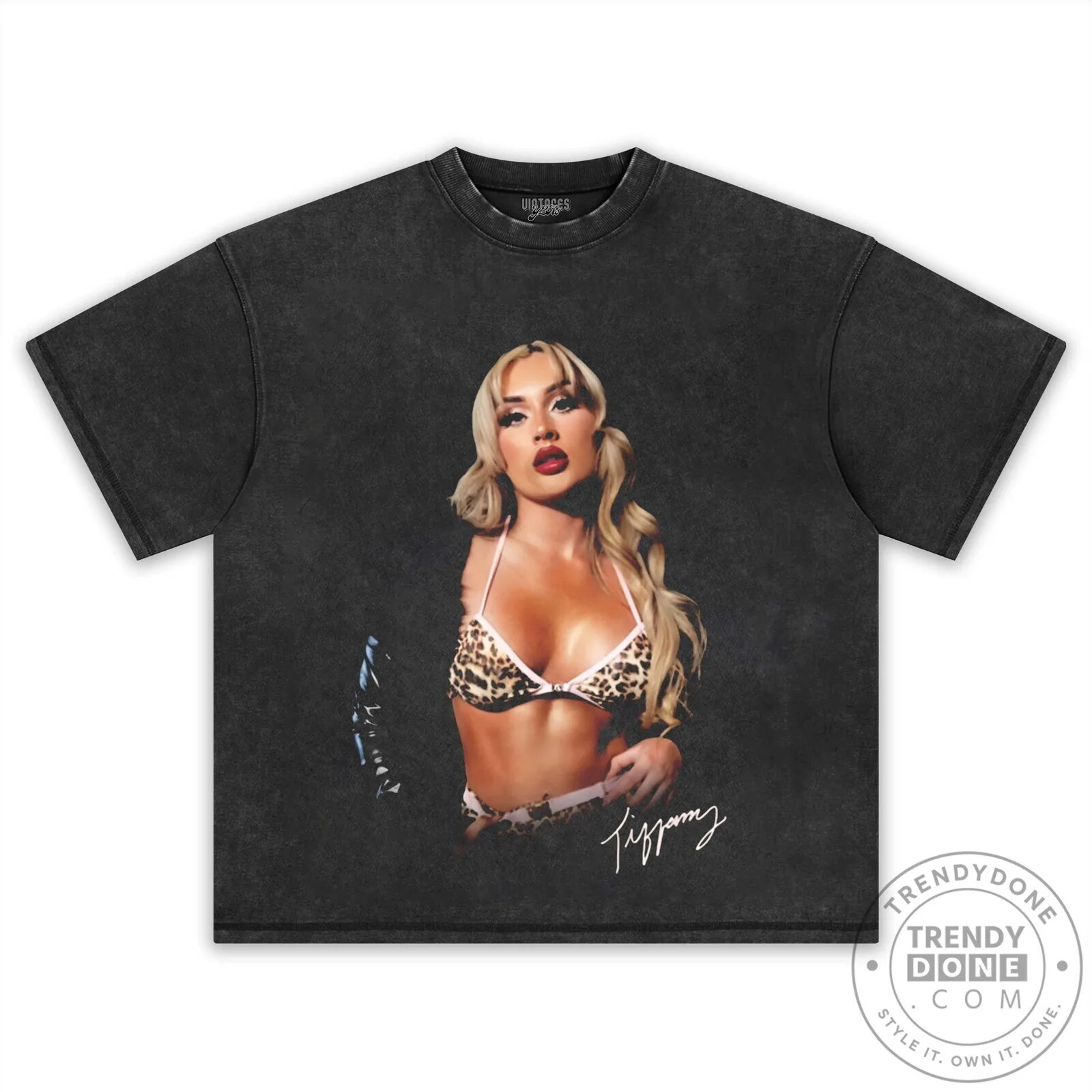 Tiffany Stratton Signature Black Graphic T-Shirt 15 Tiffany Stratton Signature Black Graphic T-Shirt