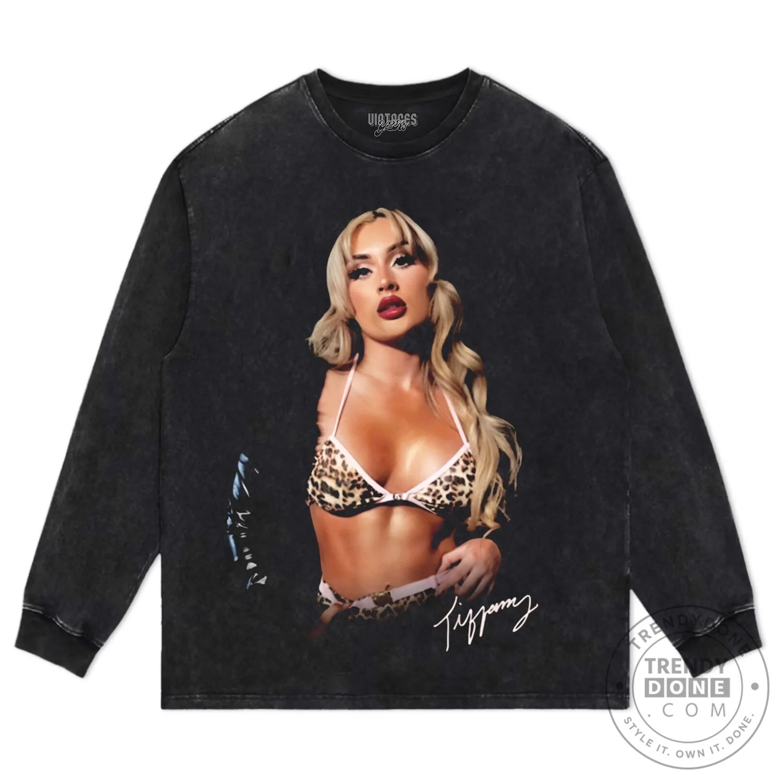 Tiffany Stratton Signature Black Graphic T-Shirt 17 Tiffany Stratton Signature Black Graphic T-Shirt