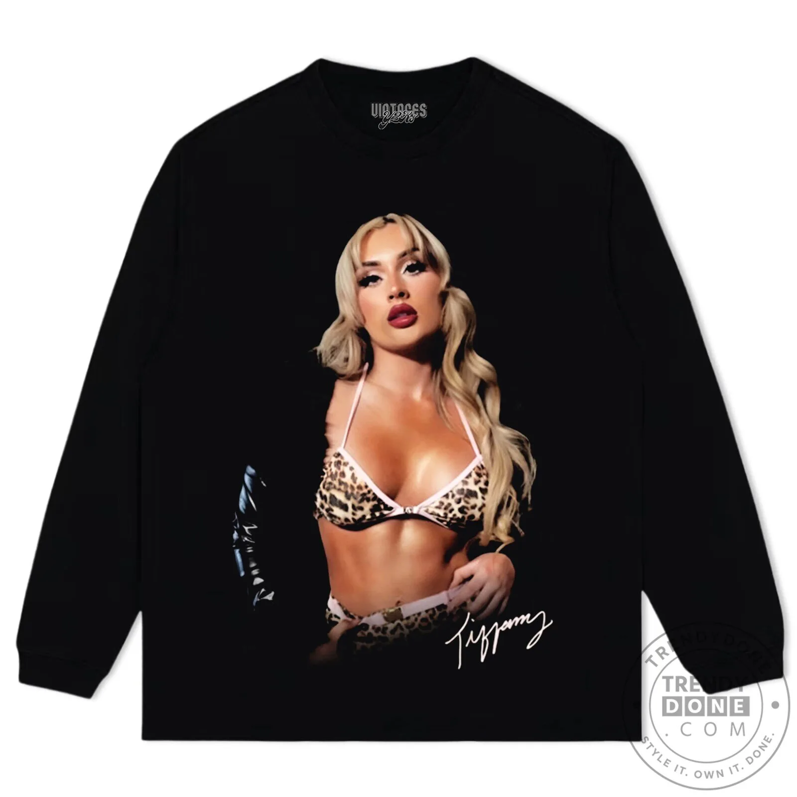 Tiffany Stratton Signature Black Graphic T-Shirt 21 Tiffany Stratton Signature Black Graphic T-Shirt