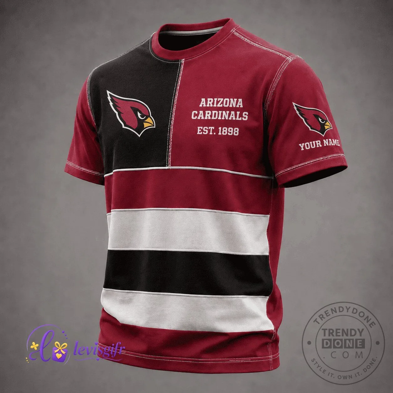 Arizona Cardinals Fan Shirt Vintage All Over Print T-Shirt for Men and Women