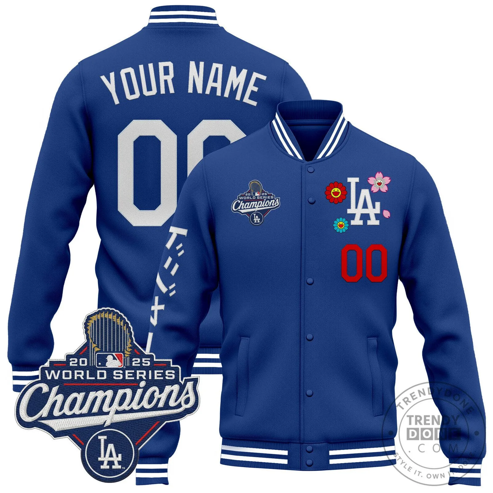 Takashi Murakami Los Angeles Dodgers 2025 World Series Champions Jacket