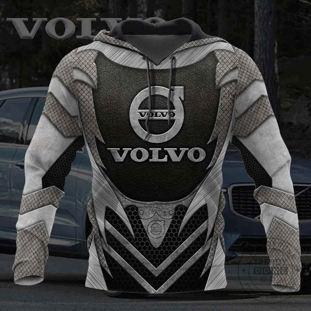Volvo Car Company Armor Style All Over Print Hoodie