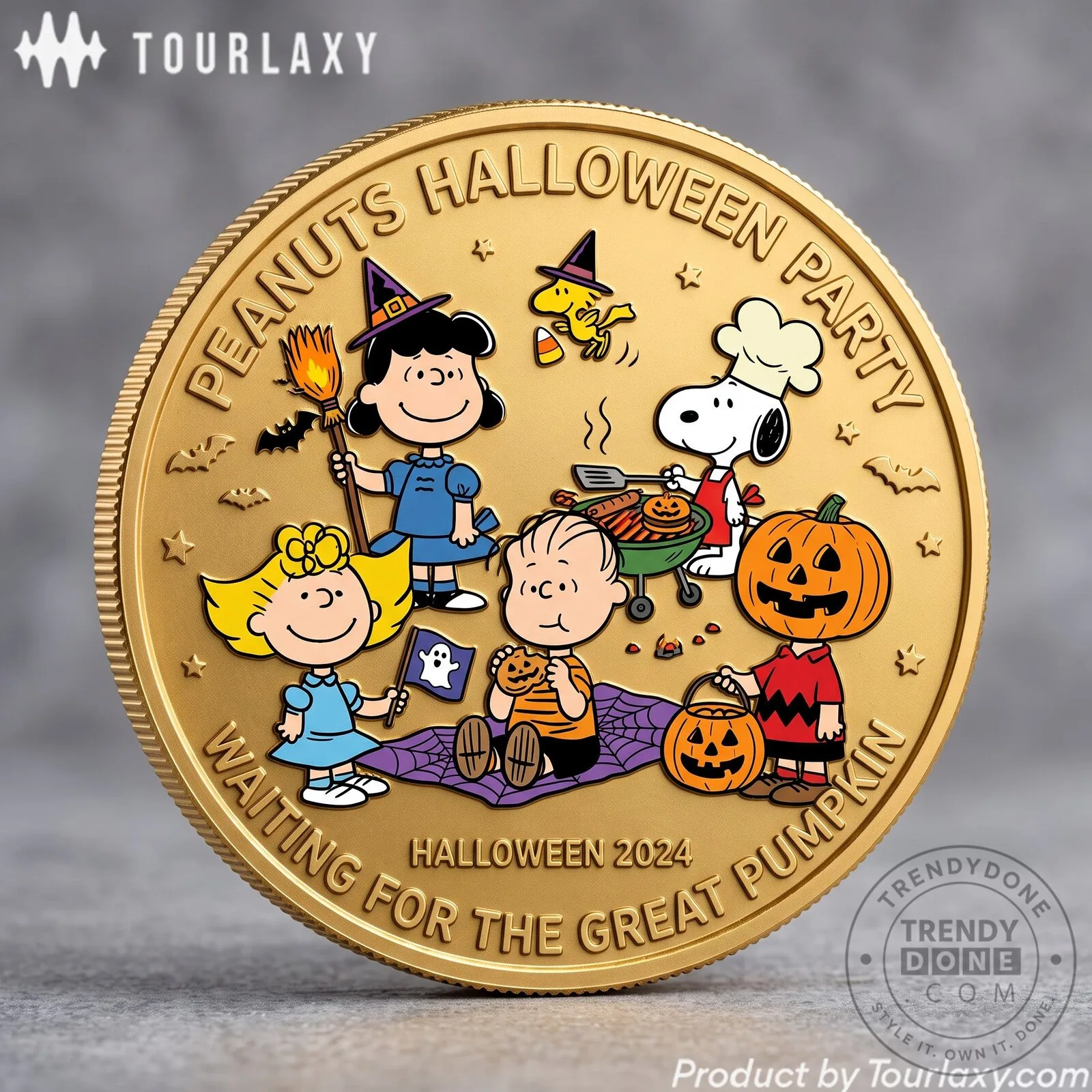 Peanuts Halloween Party Waiting For The Great Pumpkin 2024 Commemorative Coin