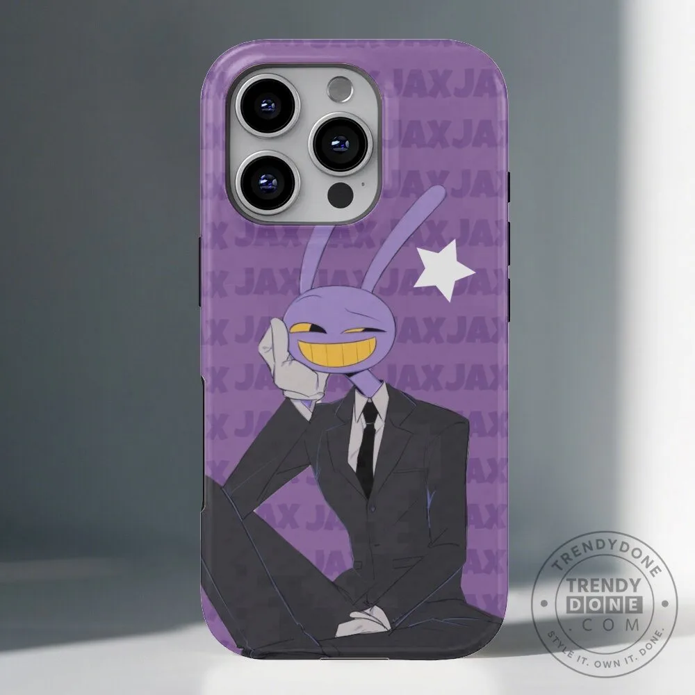 Jax The Amazing Digital Circus Character Purple Phone Case 1 Jax The Amazing Digital Circus Character Purple Phone Case
