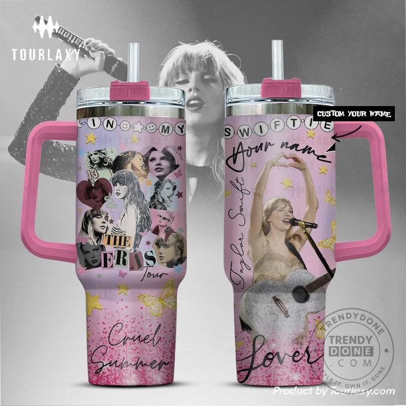 40oz Insulated Tumbler in Stainless Steel for Taylor Swift's The Eras Tour