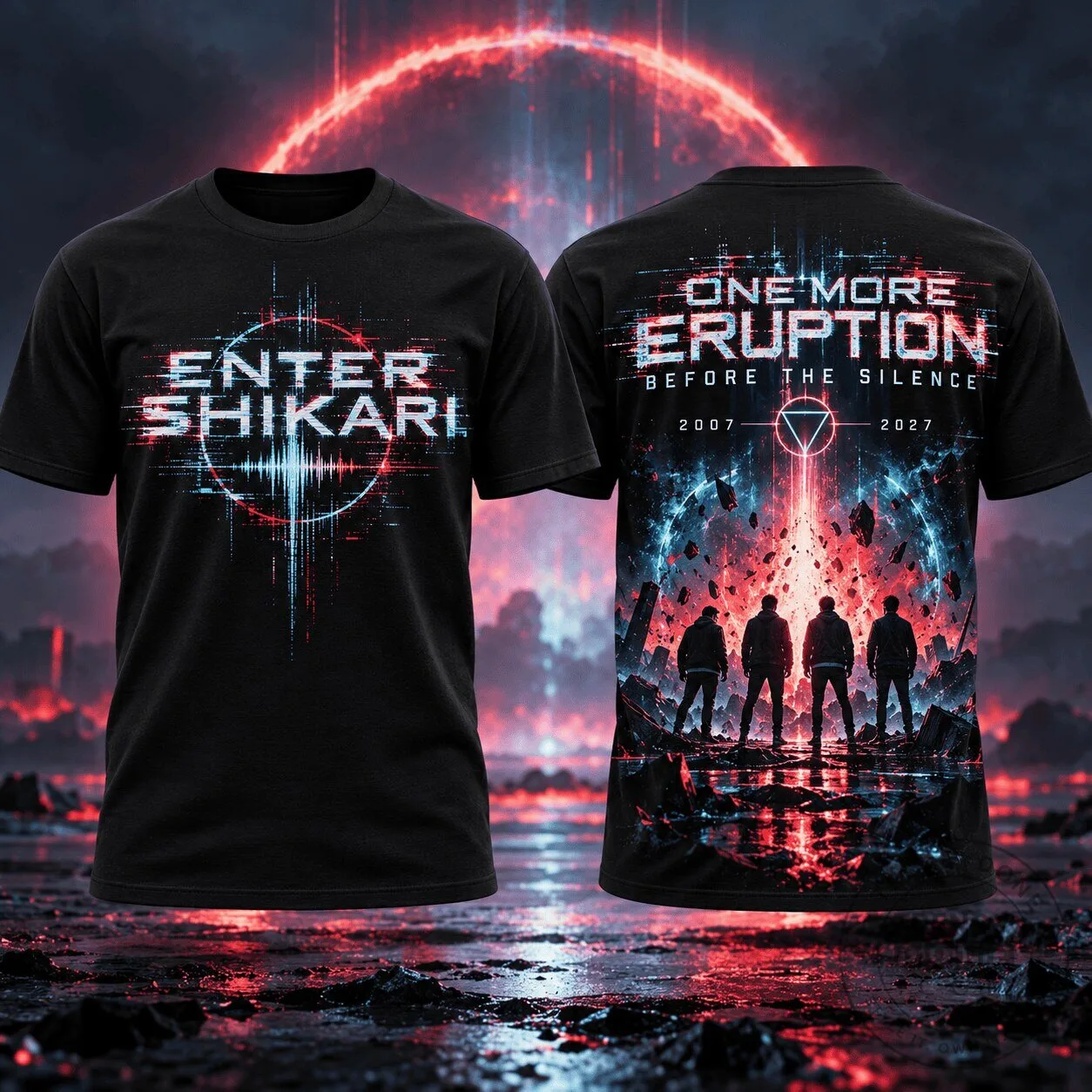 Enter Shikari One More Eruption Before The Silence Black T-Shirt