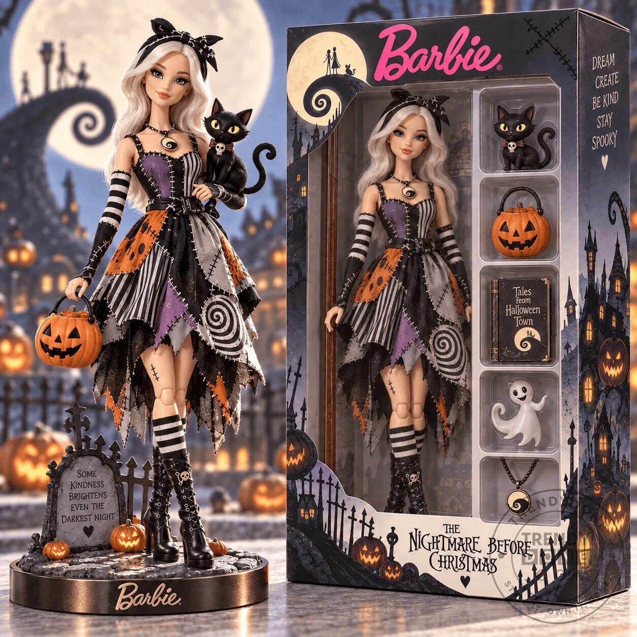 Barbie The Nightmare Before Christmas Sally Halloween Collectible