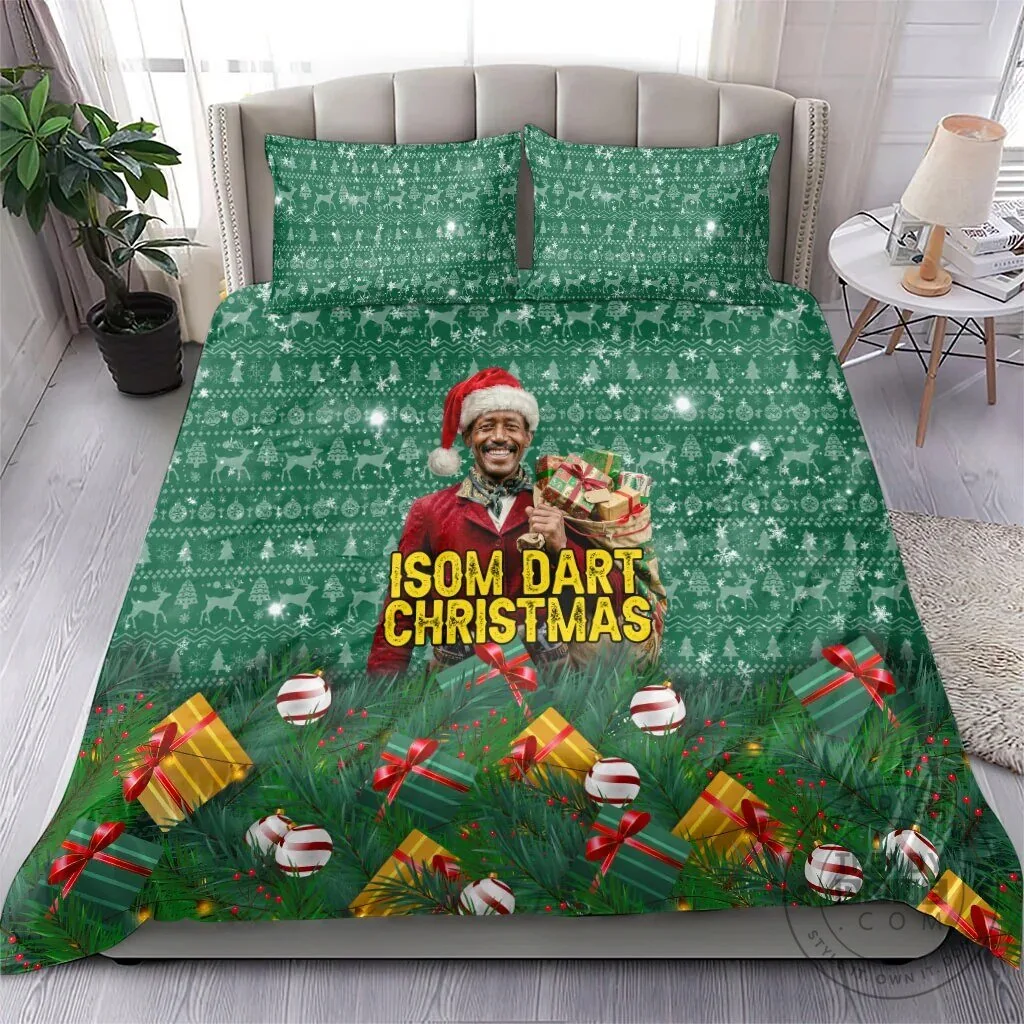 Isom Dart Black Cowboy Western Christmas Holiday Reindeer Bedding Set 12 Isom Dart Black Cowboy Western Christmas Holiday Reindeer Bedding Set