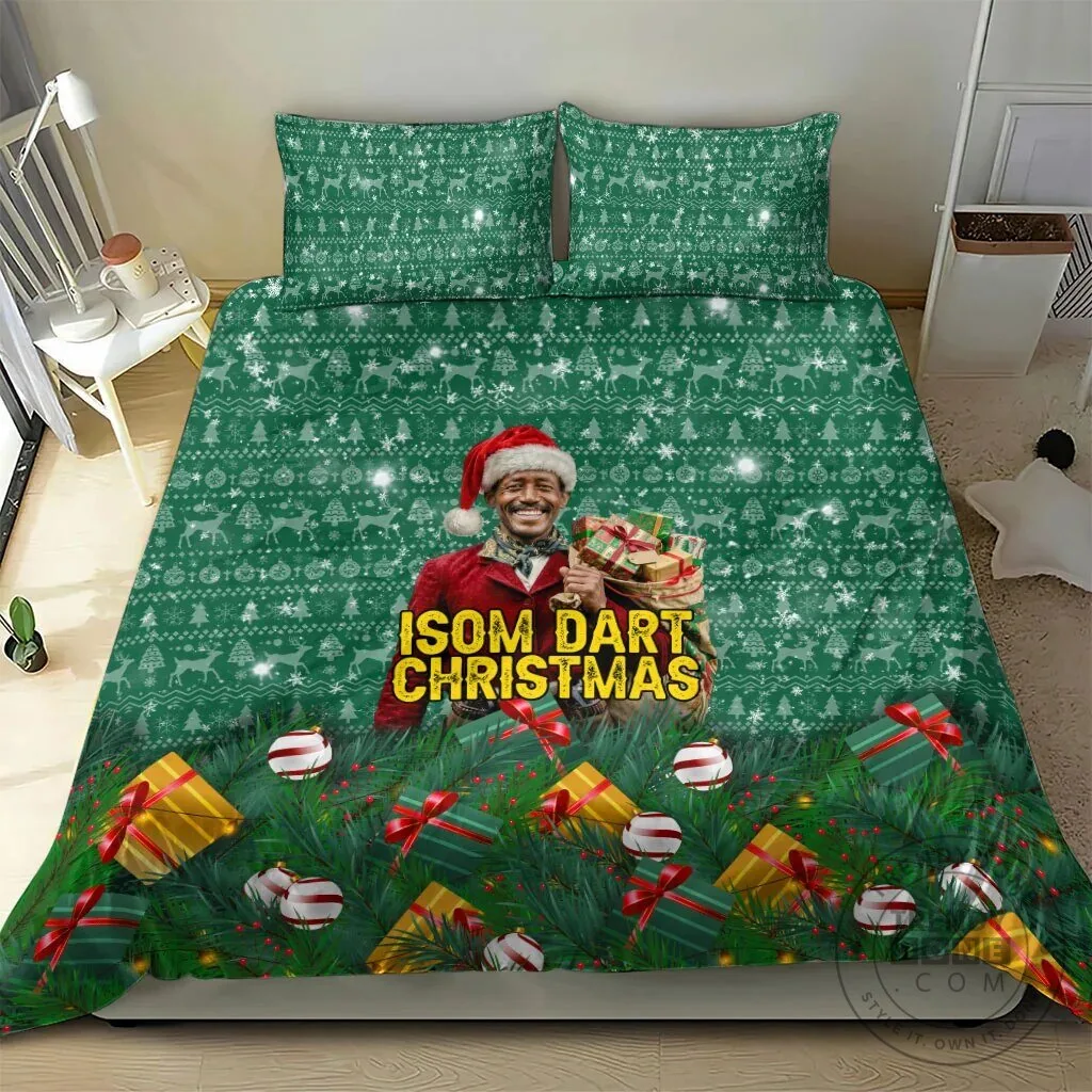 Isom Dart Black Cowboy Western Christmas Holiday Reindeer Bedding Set 14 Isom Dart Black Cowboy Western Christmas Holiday Reindeer Bedding Set