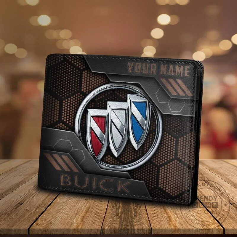 Buick Custom Name Bi-Fold Wallet for Men, Personalized Car Logo Accessory 13 Buick Custom Name Bi-Fold Wallet for Men, Personalized Car Logo Accessory