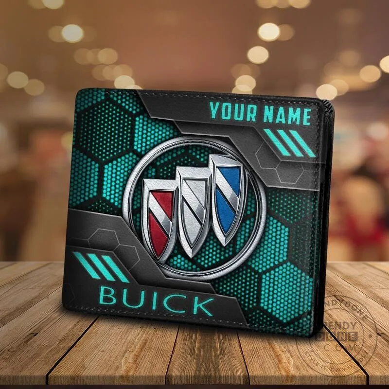 Buick Custom Name Bi-Fold Wallet for Men, Personalized Car Logo Accessory 14 Buick Custom Name Bi-Fold Wallet for Men, Personalized Car Logo Accessory
