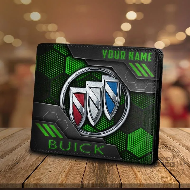 Buick Custom Name Bi-Fold Wallet for Men, Personalized Car Logo Accessory 15 Buick Custom Name Bi-Fold Wallet for Men, Personalized Car Logo Accessory