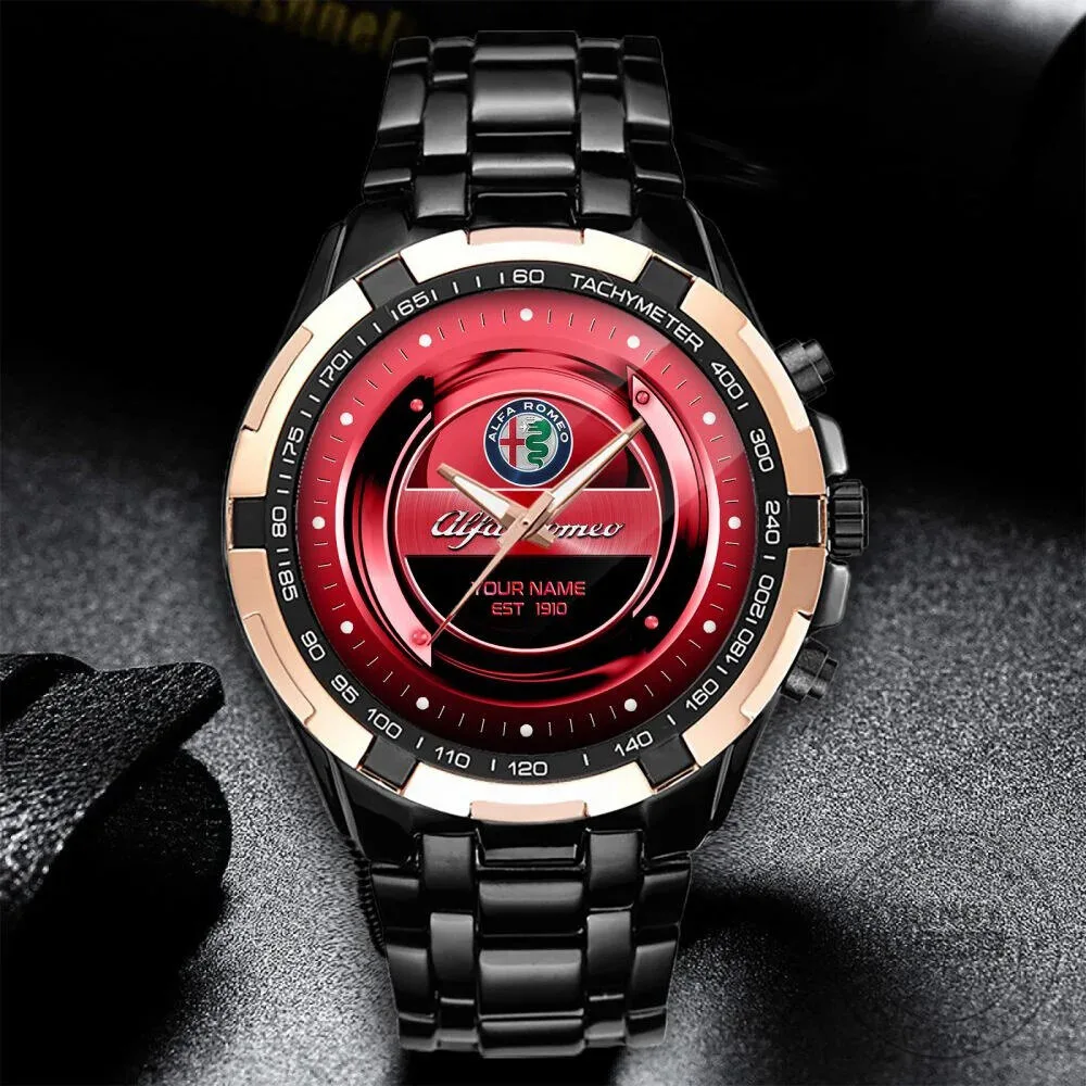Alfa Romeo Custom Name Elegant Fashion Design Stainless Steel Watch 11 Alfa Romeo Custom Name Elegant Fashion Design Stainless Steel Watch