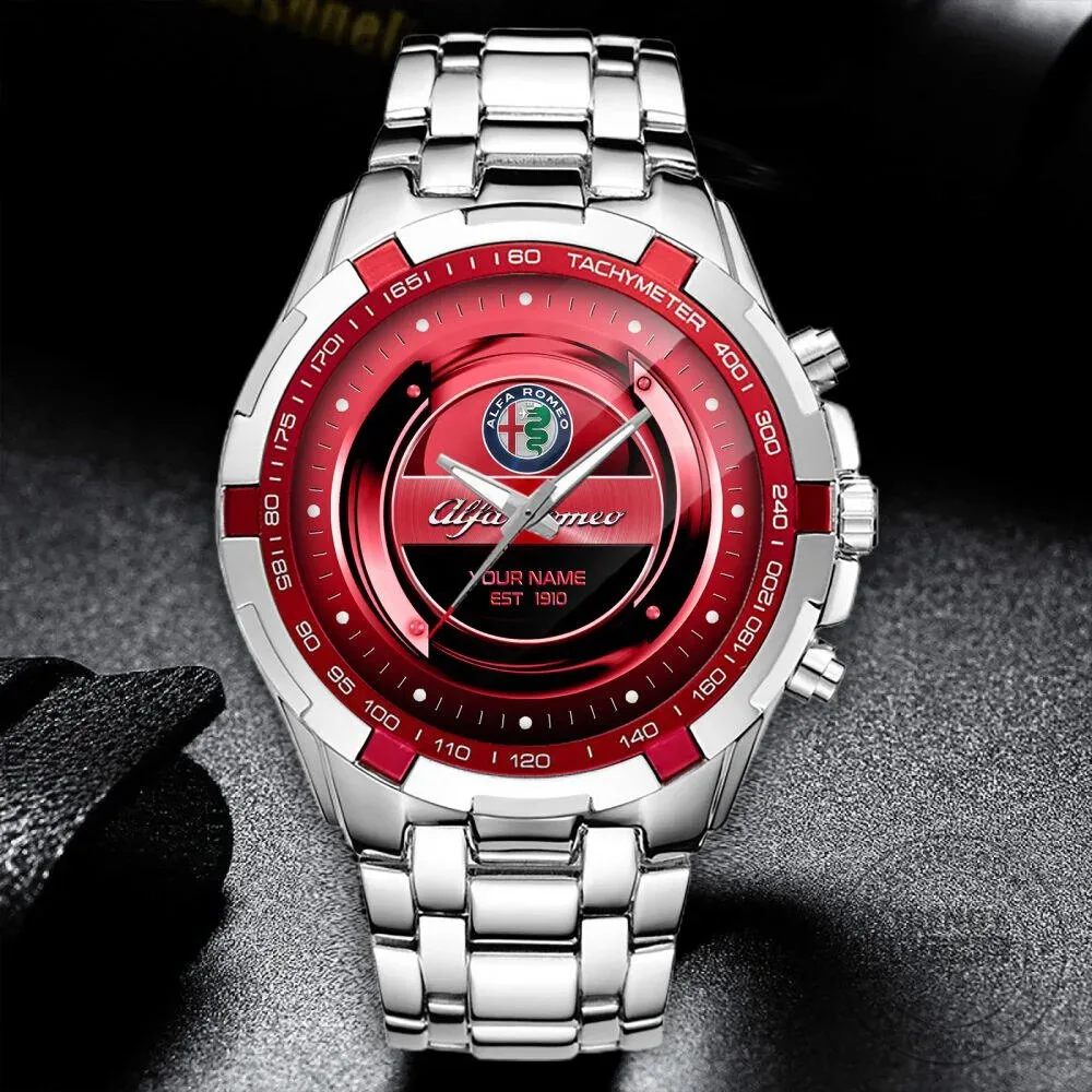 Alfa Romeo Custom Name Elegant Fashion Design Stainless Steel Watch 15 Alfa Romeo Custom Name Elegant Fashion Design Stainless Steel Watch