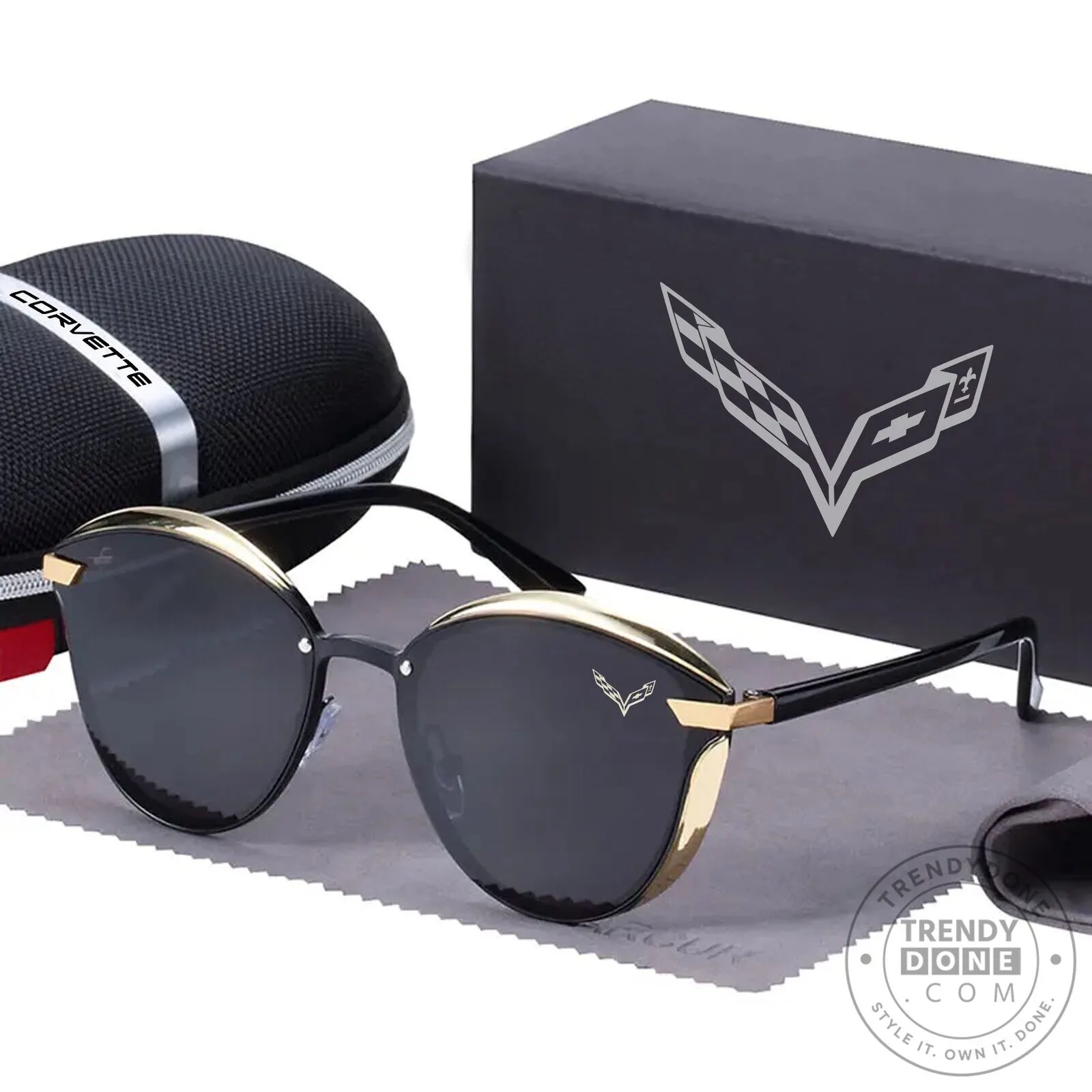 Corvette C8 Stingray Cat Eye Polarized Women's Sunglasses