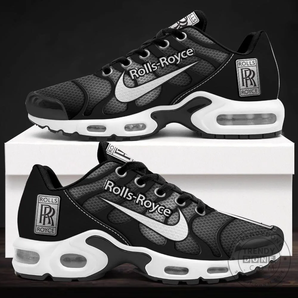 Rolls-Royce Luxury Brand Black and White Athletic Sneakers Running Shoes 16 Rolls-Royce Luxury Brand Black and White Athletic Sneakers Running Shoes