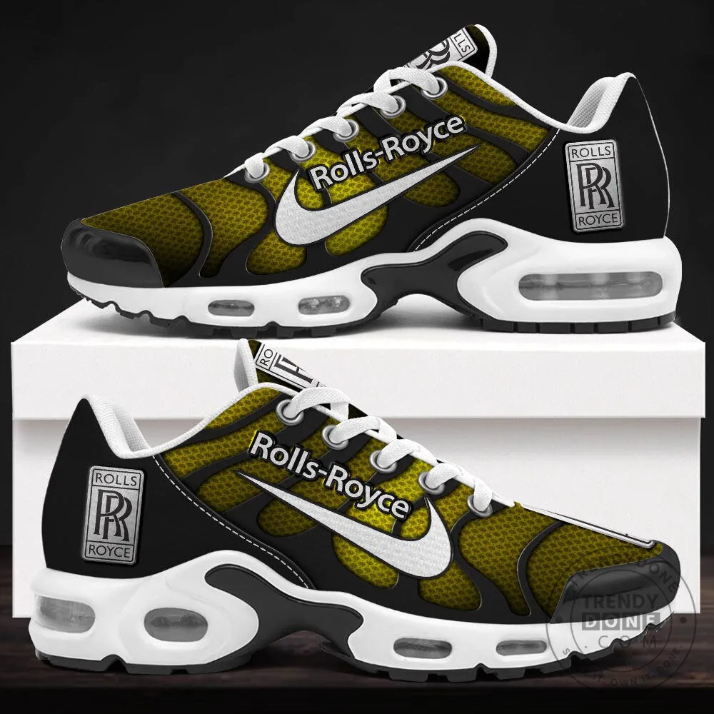 Rolls-Royce Luxury Brand Black and White Athletic Sneakers Running Shoes 19 Rolls-Royce Luxury Brand Black and White Athletic Sneakers Running Shoes