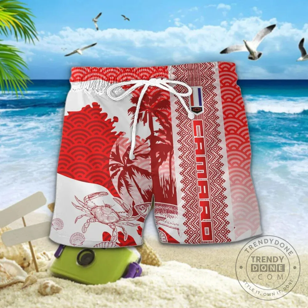 Chevrolet Camaro Red Tropical Beach Hawaiian Shirt 15 Chevrolet Camaro Red Tropical Beach Hawaiian Shirt