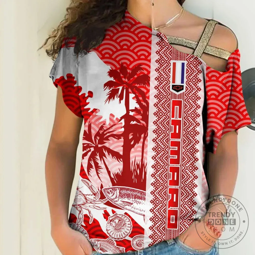Chevrolet Camaro Red Tropical Beach Hawaiian Shirt 21 Chevrolet Camaro Red Tropical Beach Hawaiian Shirt