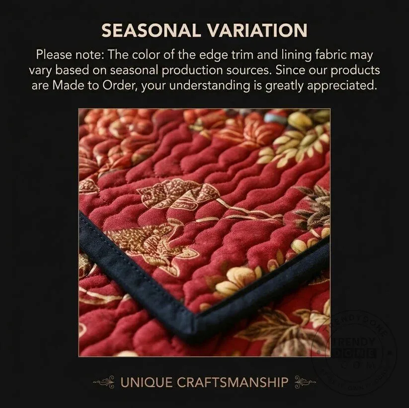 Santa Claus Reading Book on Ice Flow Christmas Round Quilted Mat 11 Santa Claus Reading Book on Ice Flow Christmas Round Quilted Mat