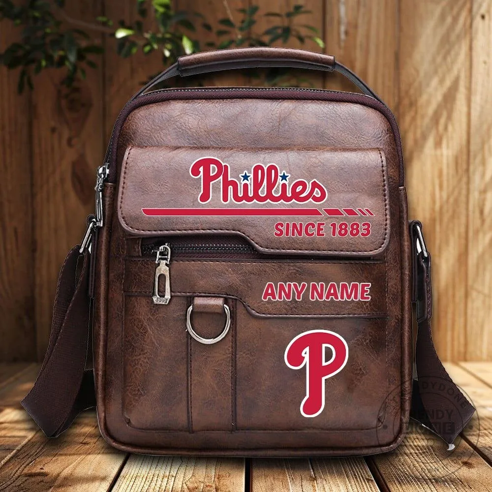 Philadelphia Phillies Personalized Vintage Leather Shoulder Bag 9 Philadelphia Phillies Personalized Vintage Leather Shoulder Bag
