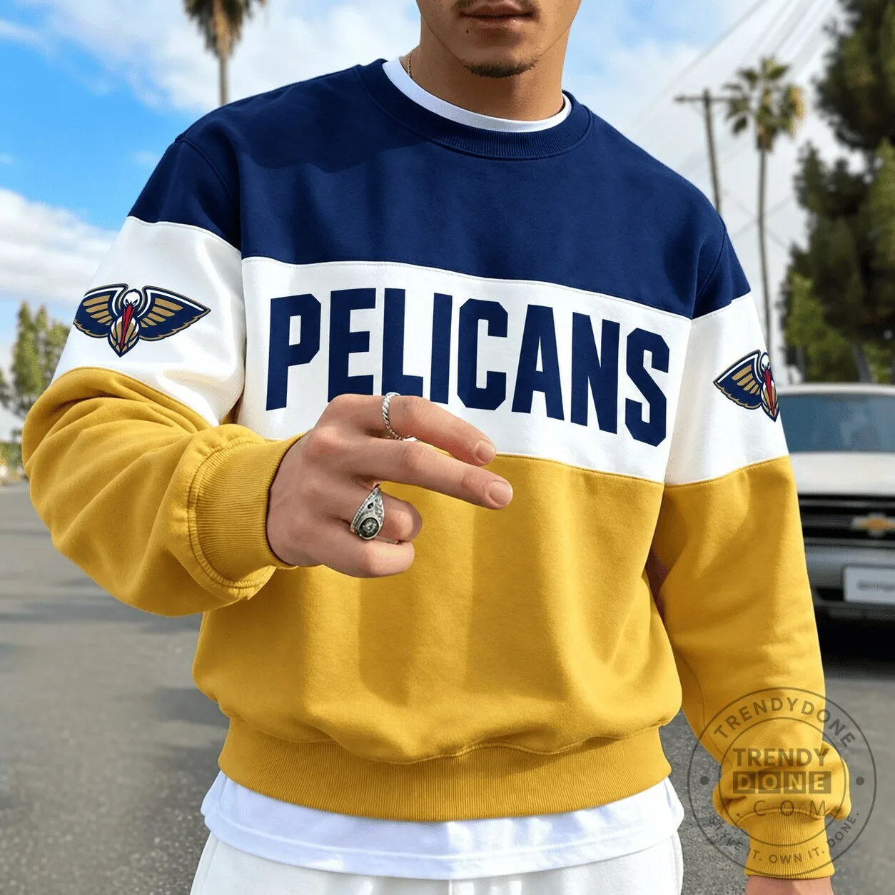 New Orleans Pelicans NBA Basketball Team Fan Sweatshirt